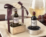 "Vintage Reserve" Wine Bottle TeaLight wedding favors