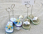 Beachcombers Flip Flop Placecard Holders - Set of 4 (2 pairs) wedding favors