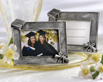 "Graduations" Antique-Finish Photo Frame/Place Card Holder wedding favors