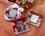 "Fall Impressions" Glass Photo  Coasters wedding favors
