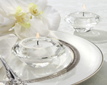 Crystal Diamond-Shaped Tea Light Holder wedding favors