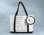 Welcome to Our Wedding" Canvas Tote Bag (Can be Personalized) wedding favors