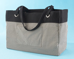 "Kensington" Personalized Reversible Tote with Wristlet wedding favors