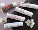 "Love & Kisses" Personalized Lip Balm (stick) - Baby Shower wedding favors