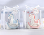 "Rock-a-Bye Carousel" Ceramic Rocking Horse Tealight Holder wedding favors