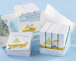 "New Editions" Lil' Library Notepads-Blue wedding favors