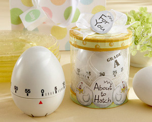 "About to Hatch" Kitchen Egg Timer in Showcase Gift Box wedding favors