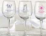 Personalized Wine Glass 12 oz wedding favors