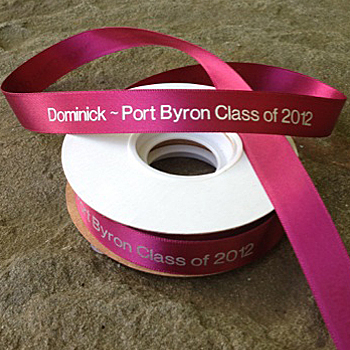 3/8" & 5/8" Personalized Ribbon (15 Yards) wedding favors