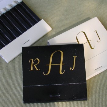 Personalized Matches - 3 Letter Monogram wedding favors