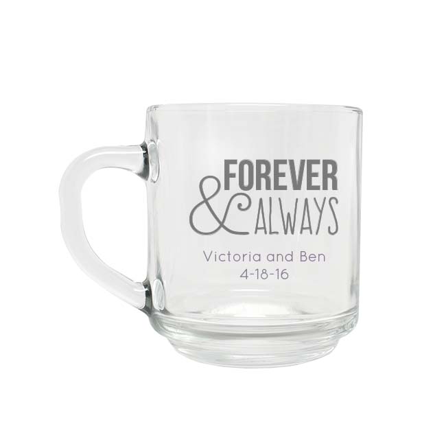 Engraved Handy Mug wedding favors